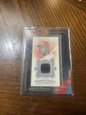 Justin Upton jersey relic baseball card 2009 Topps Allen & Ginters #AGR-JU - Baseball Card Single