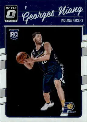 Georges Niang rookie card from 2016-17 Donruss Optic series featuring Indiana Pacers