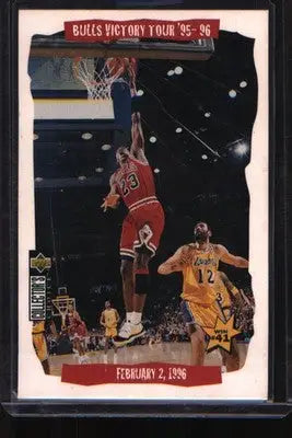 1996-97 Collector’s Choice #25 Bulls Victory Tour ’95-96: Win #41 - Basketball Card Single