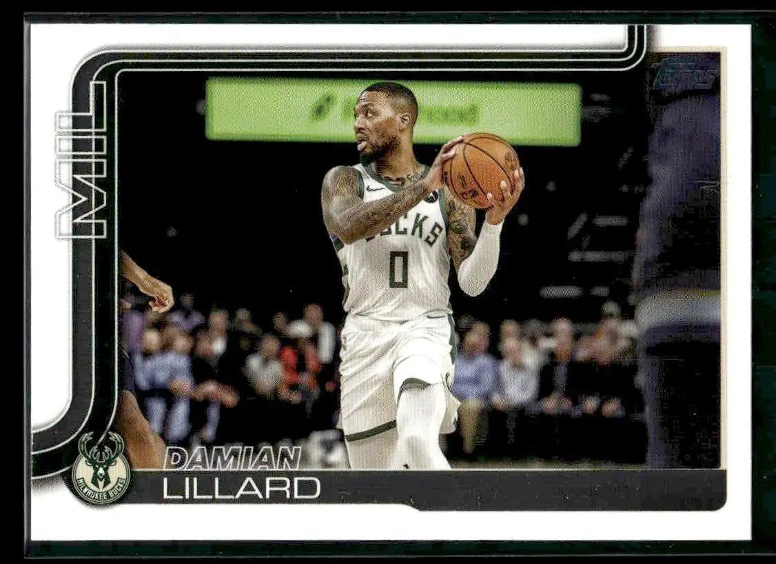2025-26 Topps Damian Lillard #55 Milwaukee Bucks - Basketball Card Single