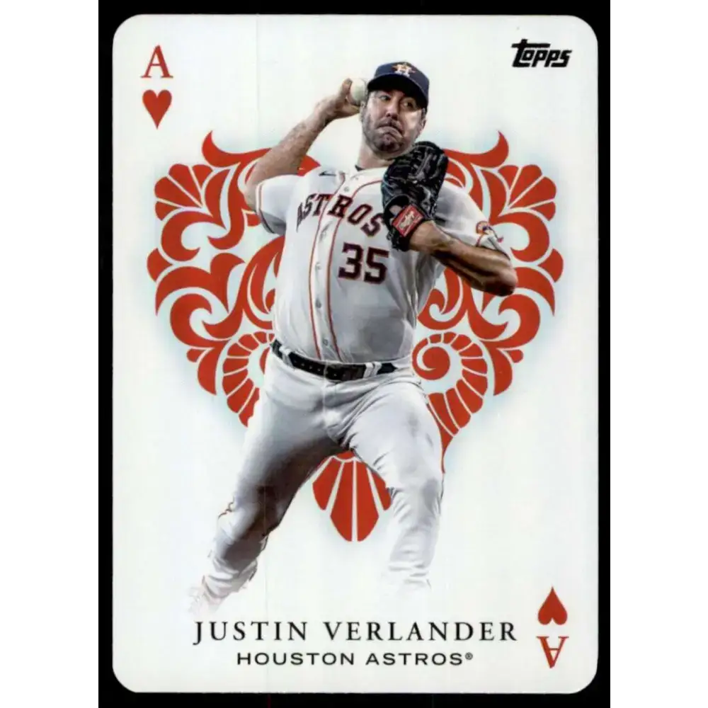 2023 Topps All Aces #AA-6 Justin Verlander NM-MT Houston Astros Baseball Card - Baseball Card Single