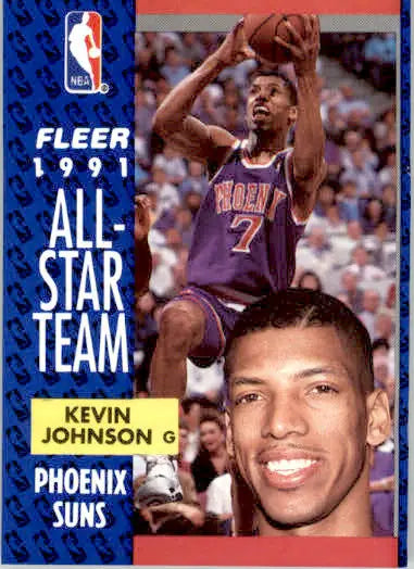 Kevin Johnson Basketball Cards - auto-set