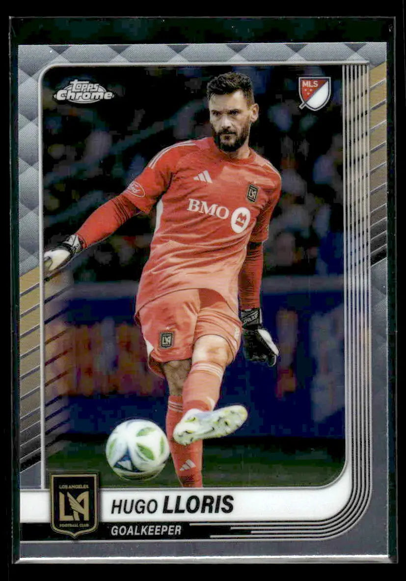 2025 Topps Chrome MLS Hugo Lloris #50 Los Angeles FC - Soccer Card Single