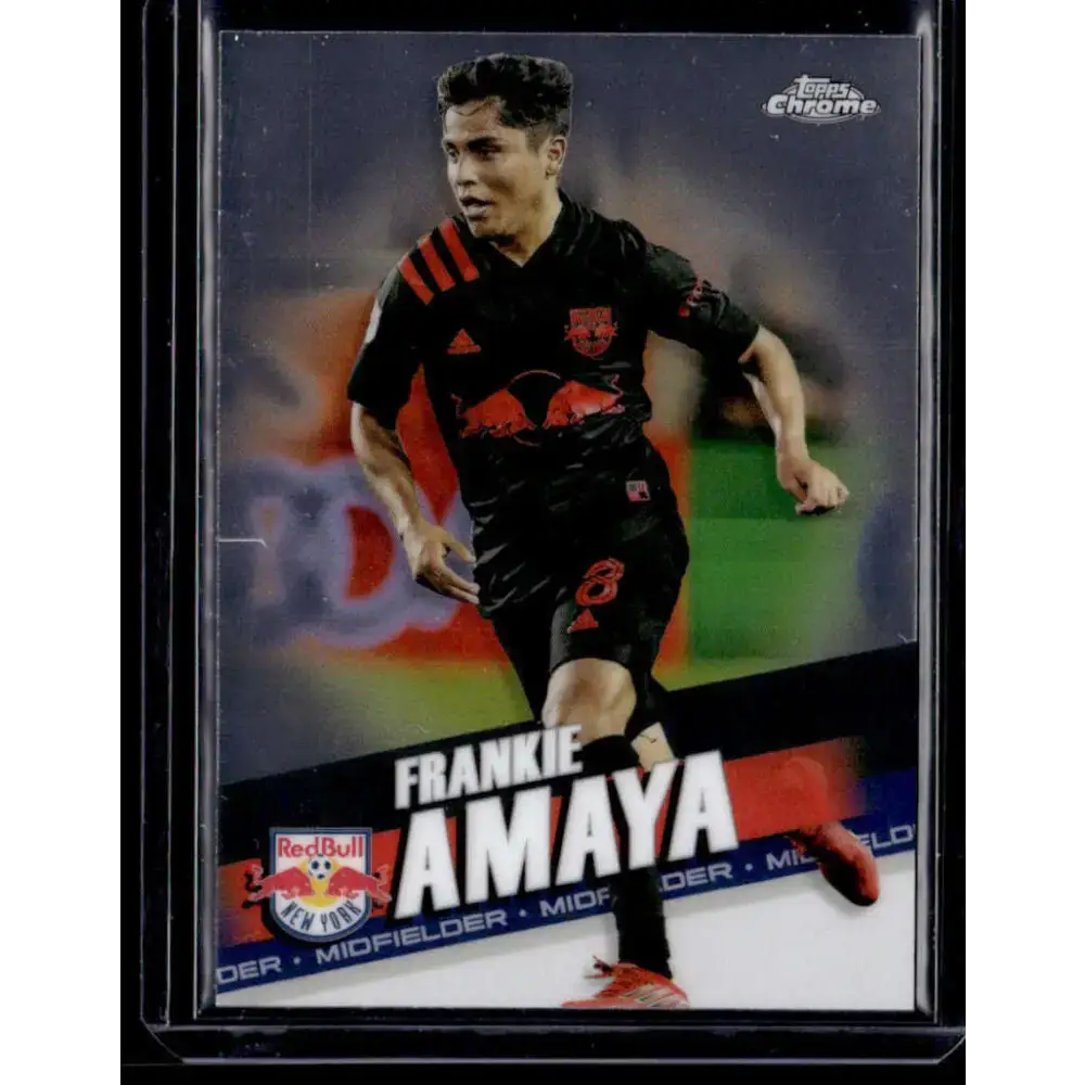 2022 Topps MLS Chrome #197 Frankie Amaya NM-MT New York Red Bulls Soccer Card - Soccer Card Single