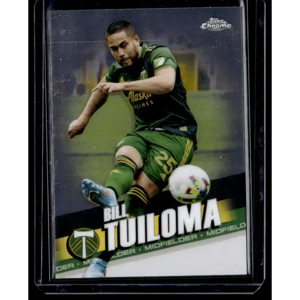 2022 Topps MLS Chrome #117 Bill Tuiloma NM-MT Portland Timbers Soccer Card - Soccer Card Single