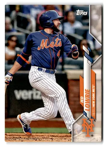 2020 Topps Team Sets #NYM-16 Jed Lowrie NM Near Mint Mets ID:82529 - Baseball Card Single