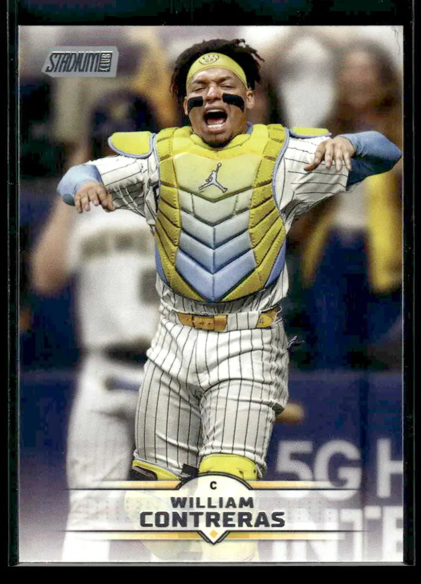 2025 Stadium Club William Contreras #150 Milwaukee Brewers - Baseball Card Single