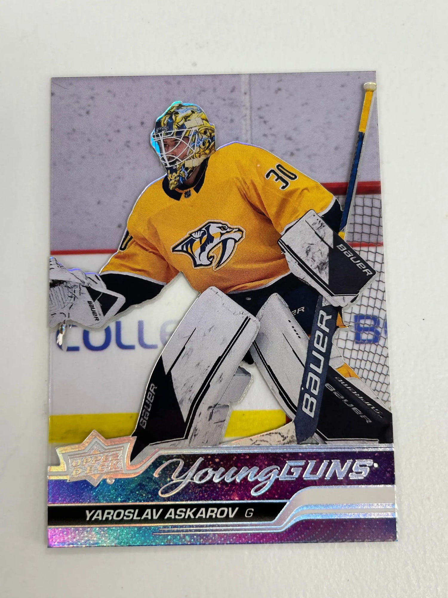 Yaroslav Askarov 2023 Upper Deck #204 Extended Acetate Rookie - Hockey Card Single