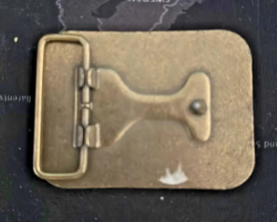 1776 Bicentennial 1976 Spirit of America Brass Belt Buckle Vintage USA