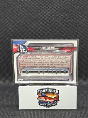 2018 Bowman - Chrome Prospects Jeren Kendall #BCP23 Refractor /499 (RC) - Baseball Card Single