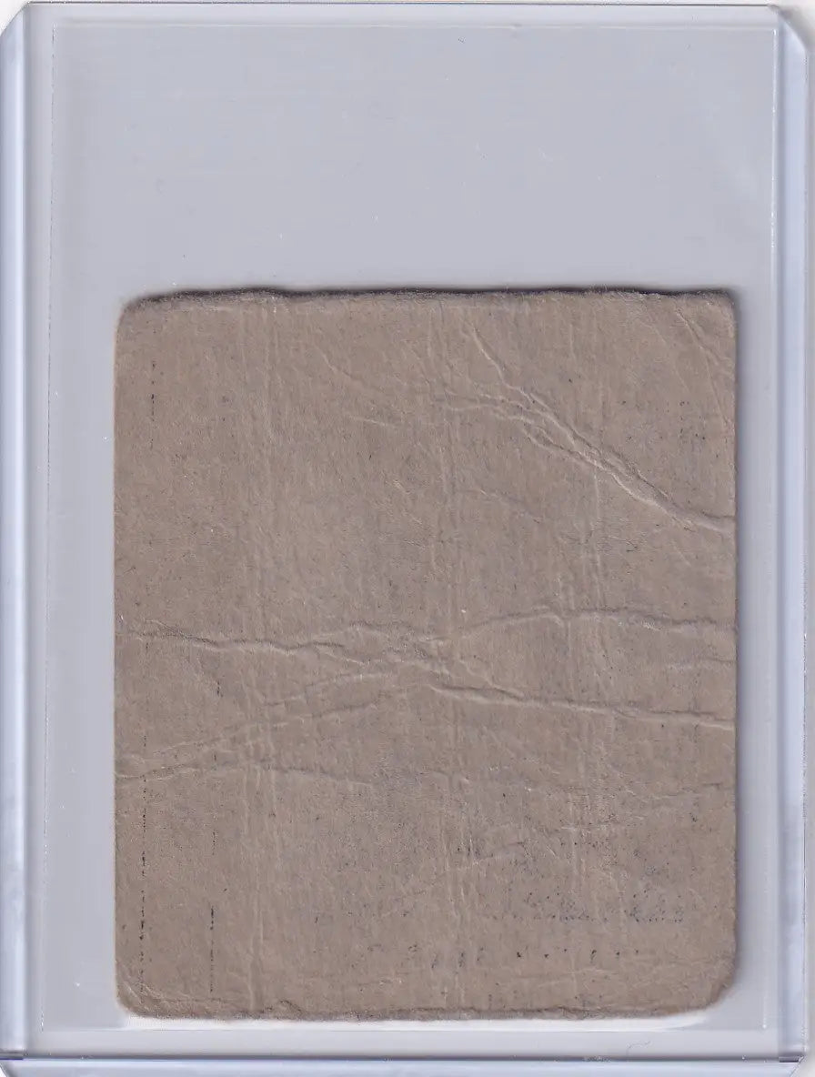 Wrinkled tan paper card in plastic case for 1948 R346 Blue Tint #3 Marty Marion St Louis Cardinals