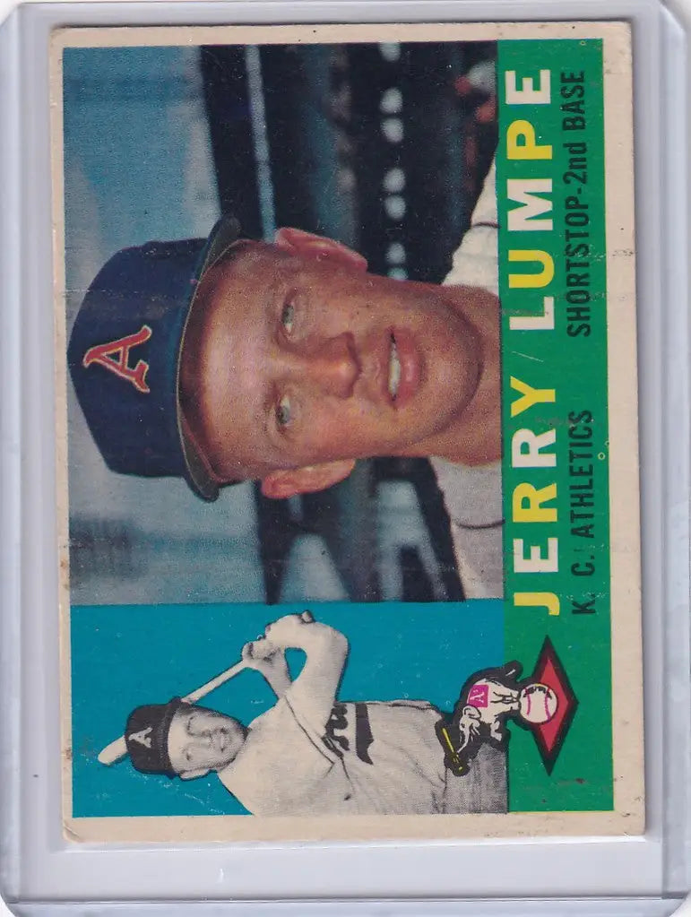 1960 Topps #290 Jerry Lumpe - Kansas City Athletics - Baseball Card Single