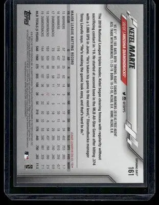 1968 Topps Opening Day Ketel Marte #161 Baseball - Baseball Card Single