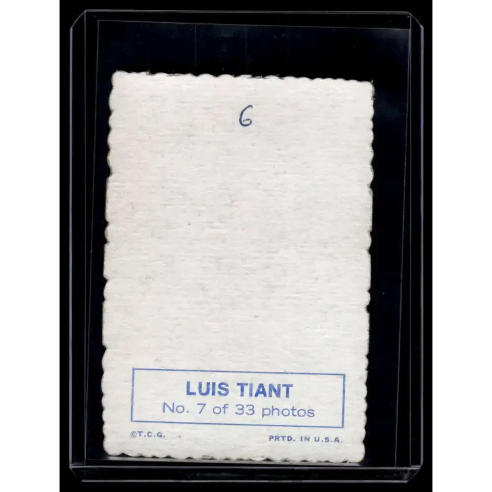 1969 Topps #7 Luis Tiant EX Cleveland Indians Baseball Card - Baseball Card Single