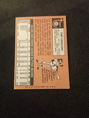 1969 Topps - Tony Conigliaro #330. Boston Red Sox. EX-NRMT - Baseball Card Single