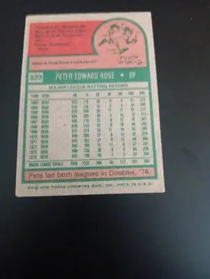 1975 Topps - Pete Rose #320. Cincinnati Reds. VG+