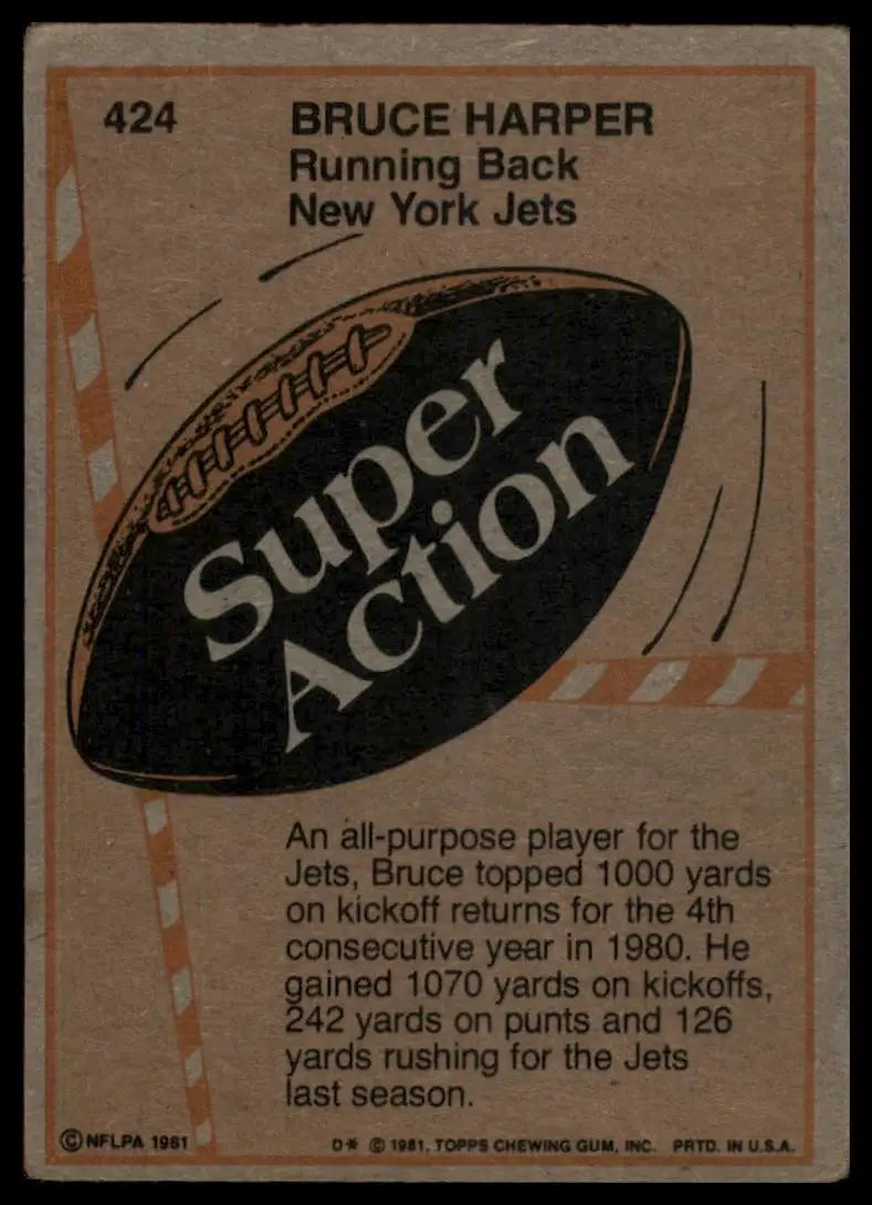 1981 Topps - Bruce Harper #424
