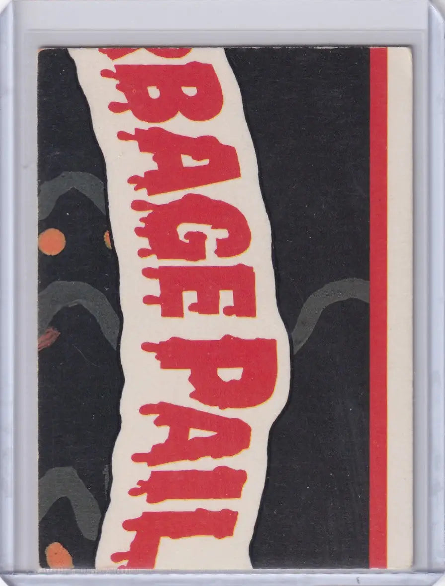 Garbage Pail Kids card from Pail Kids Series 2 featuring 66a Matt Ratt artwork