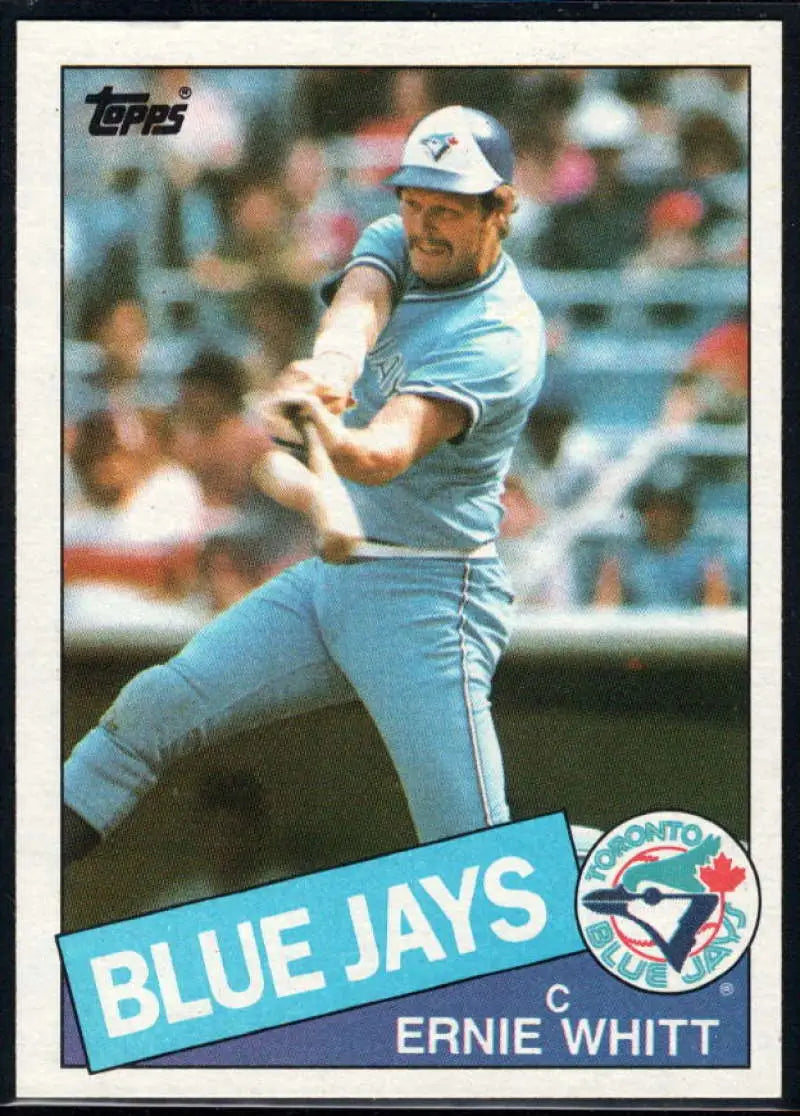 1985 Topps #128 Ernie Whitt EX Excellent Toronto Blue Jays Baseball Card - Baseball Card Single