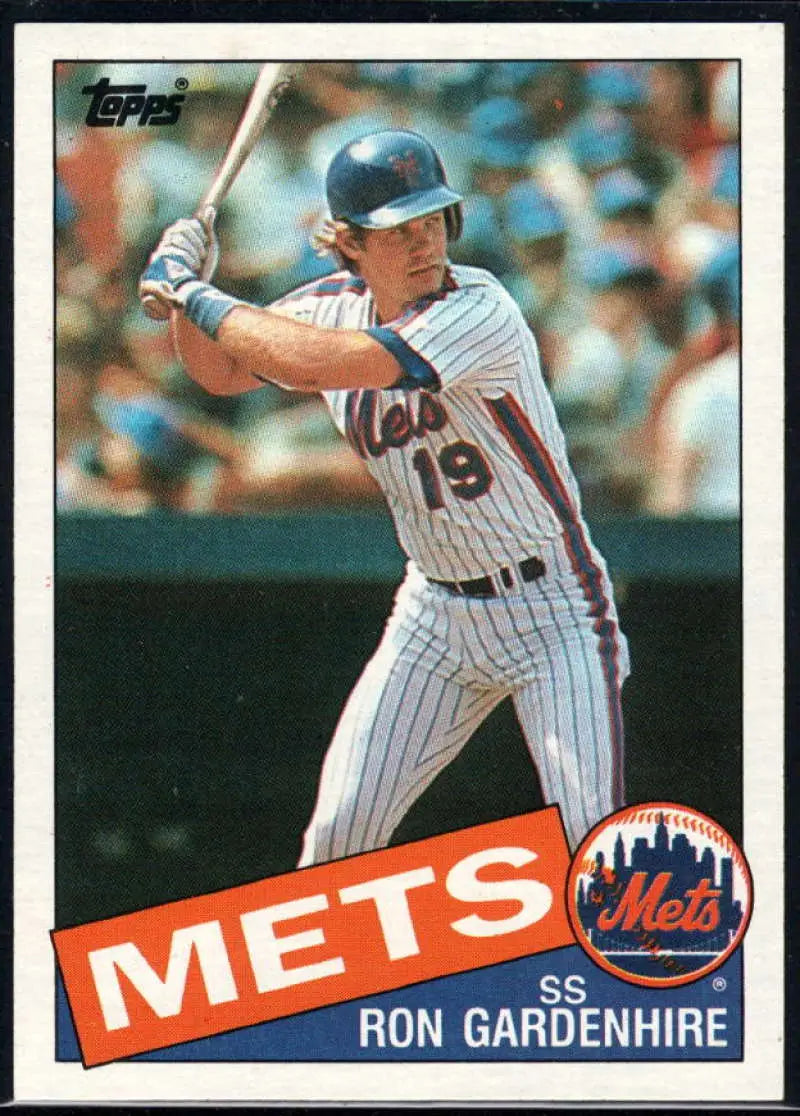 1985 Topps #144 Ron Gardenhire EX Excellent New York Mets Baseball Card - Baseball Card Single