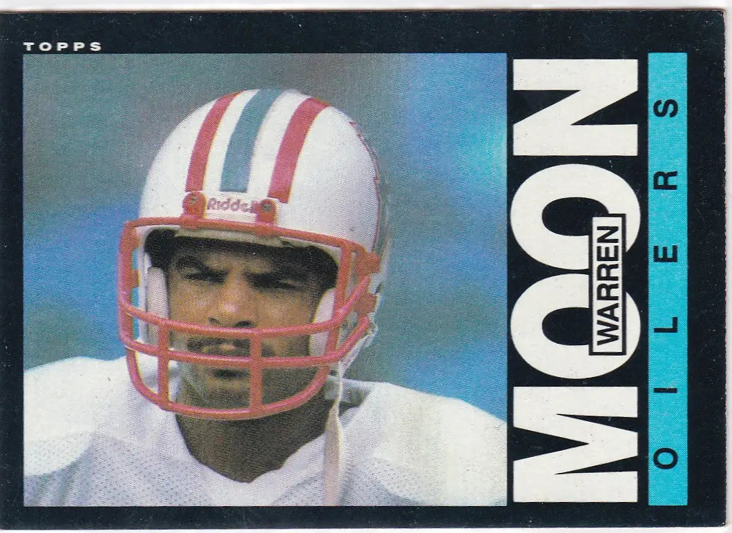 1985 Topps #251 Warren Moon RC Houston Oilers - Football Card Single