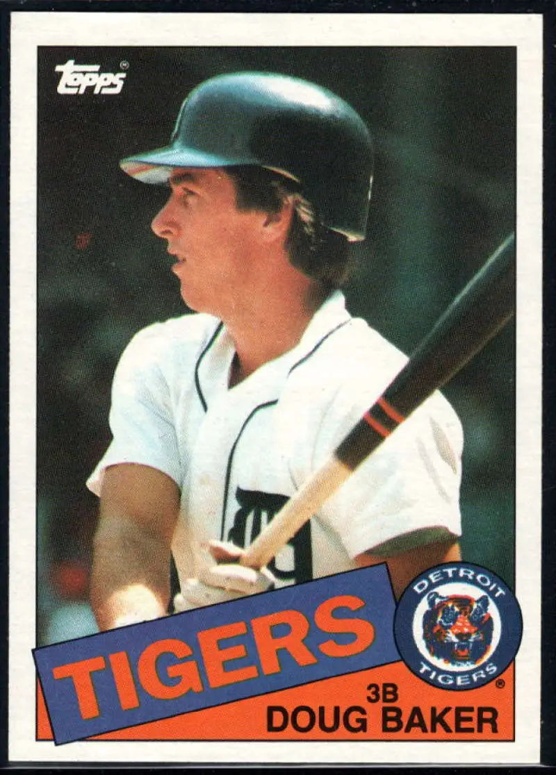 1985 Topps #269 Doug Baker EX Excellent RC Rookie Detroit Tigers Baseball Card - Baseball Card Single