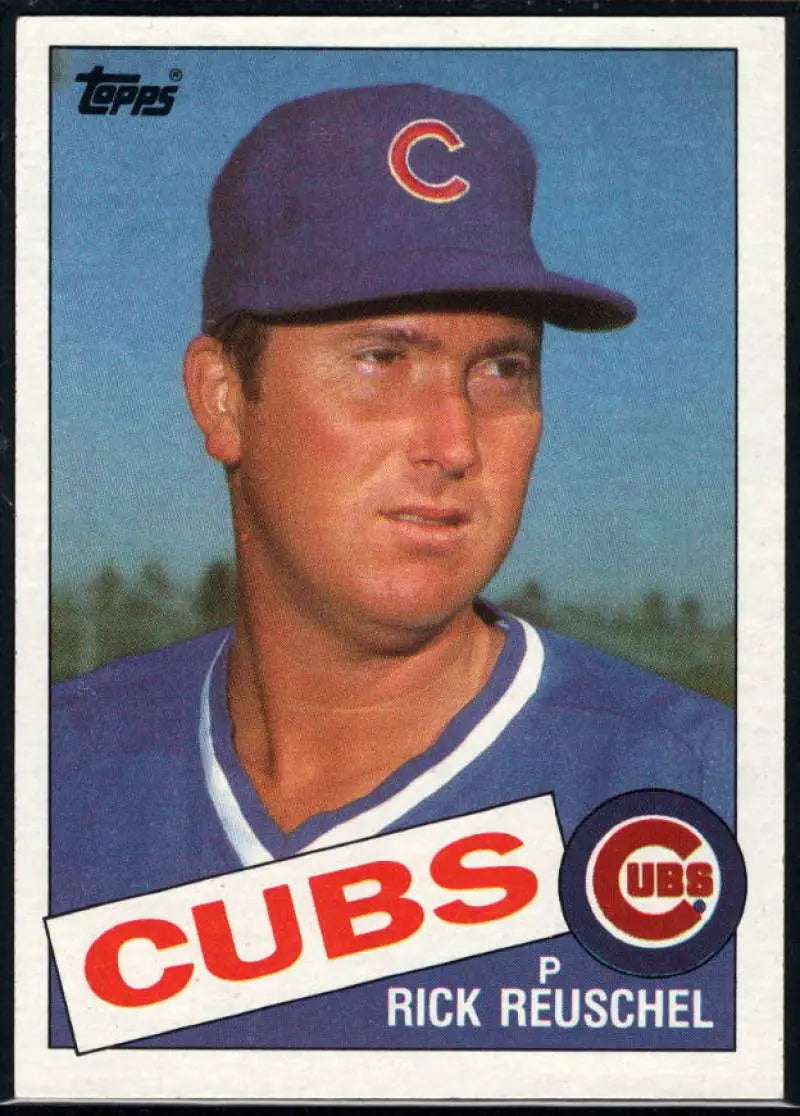1985 Topps #306 Rick Reuschel EX Excellent Chicago Cubs Baseball Card - Baseball Card Single