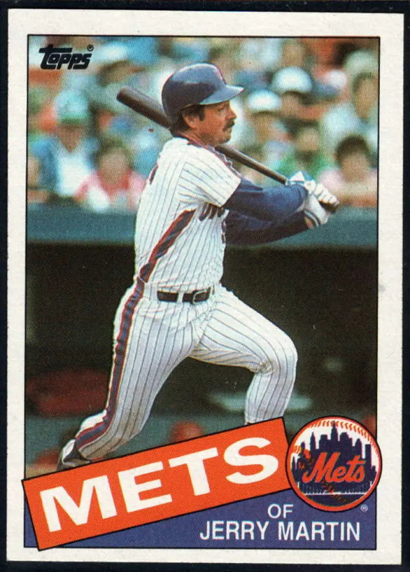1985 Topps #517 Jerry Martin EX Excellent New York Mets Baseball Card - Baseball Card Single