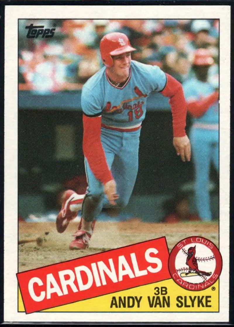 1985 Topps #551 Andy Van Slyke EX Excellent St. Louis Cardinals Baseball Card - Baseball Card Single