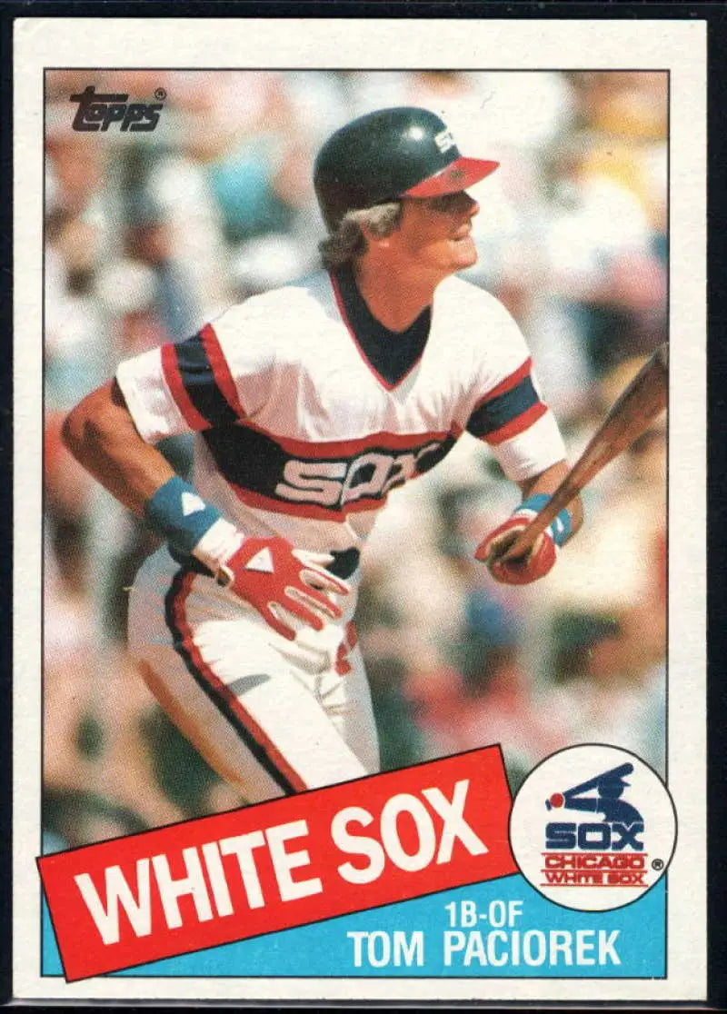 1985 Topps #572 Tom Paciorek EX Excellent Chicago White Sox Baseball Card - Baseball Card Single