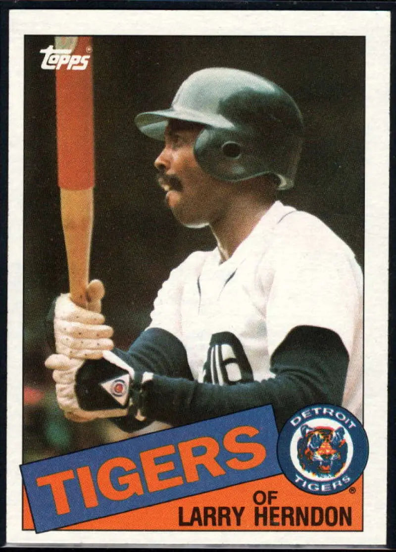 1985 Topps #591 Larry Herndon EX Excellent Detroit Tigers Baseball Card - Baseball Card Single