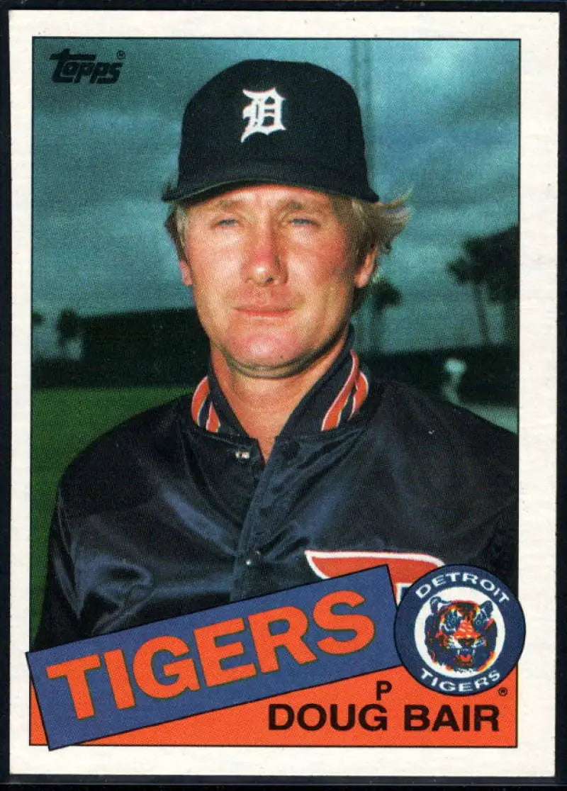 1985 Topps #744 Doug Bair EX Excellent Detroit Tigers Baseball Card - Baseball Card Single