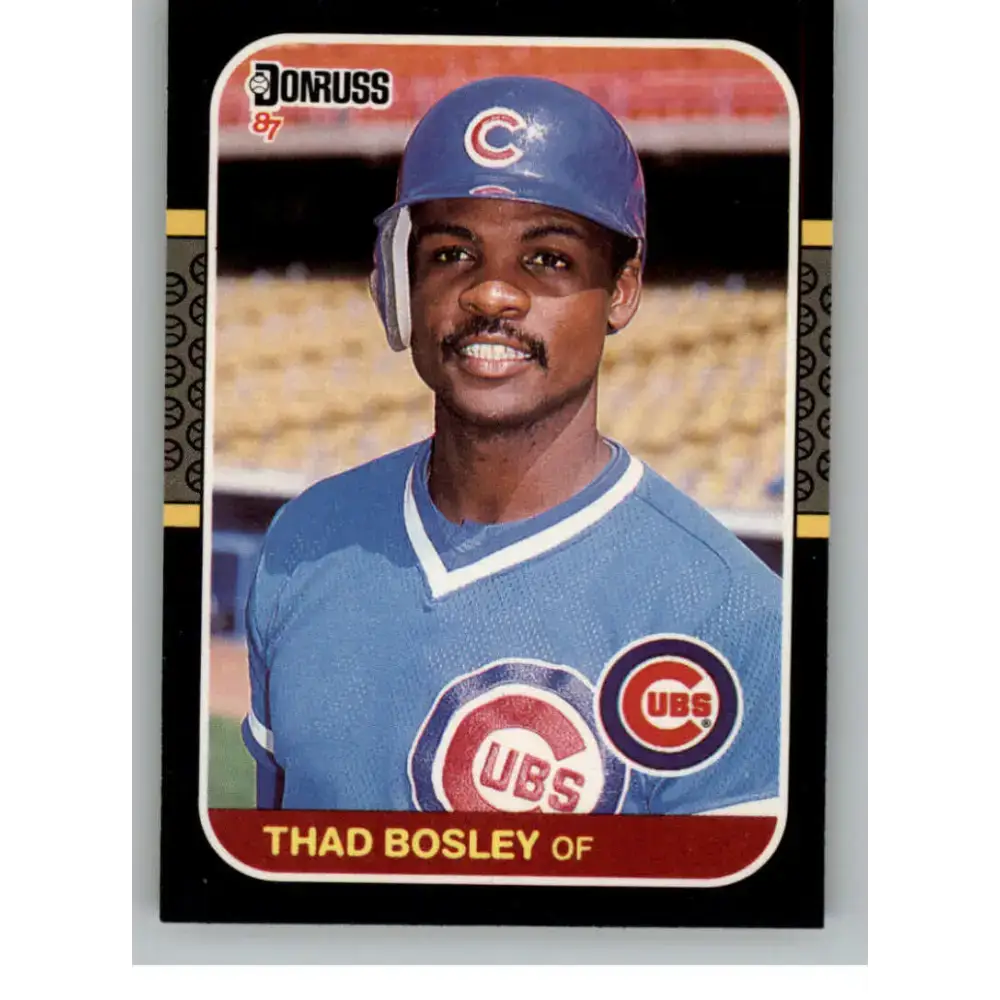 1987 Donruss #191 Thad Bosley EX Chicago Cubs Baseball Card
