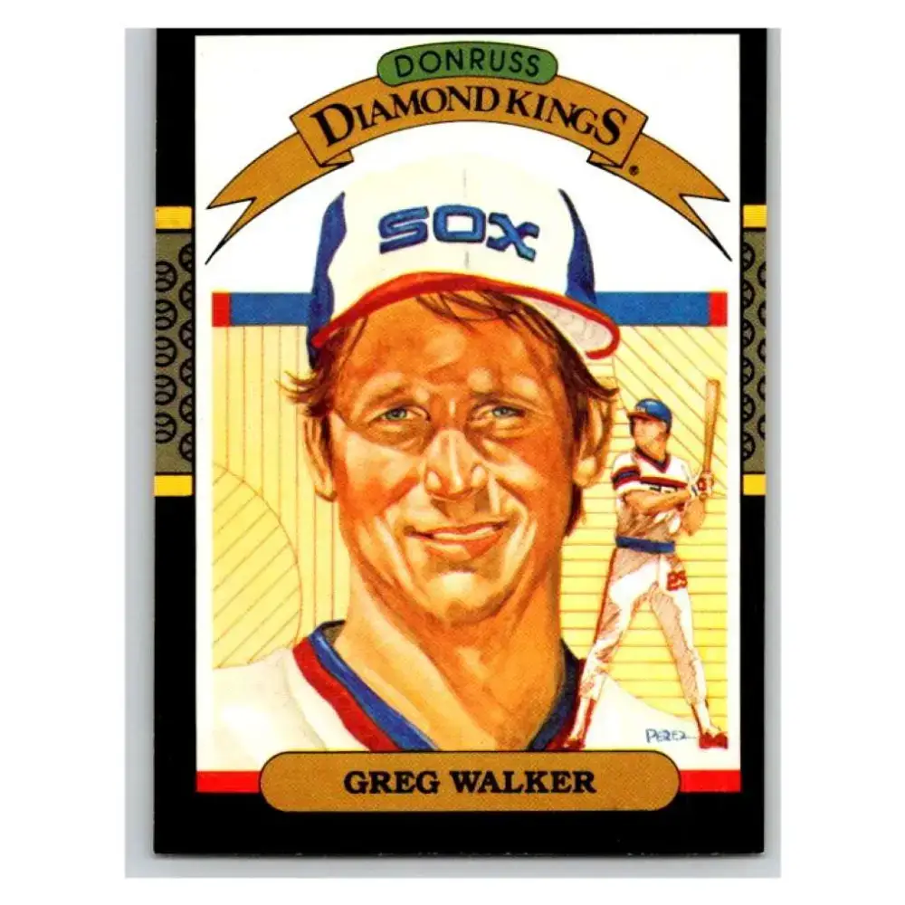 1987 Donruss #25 Greg Walker EX Excellent Chicago White Sox Baseball Card - Baseball Card Single