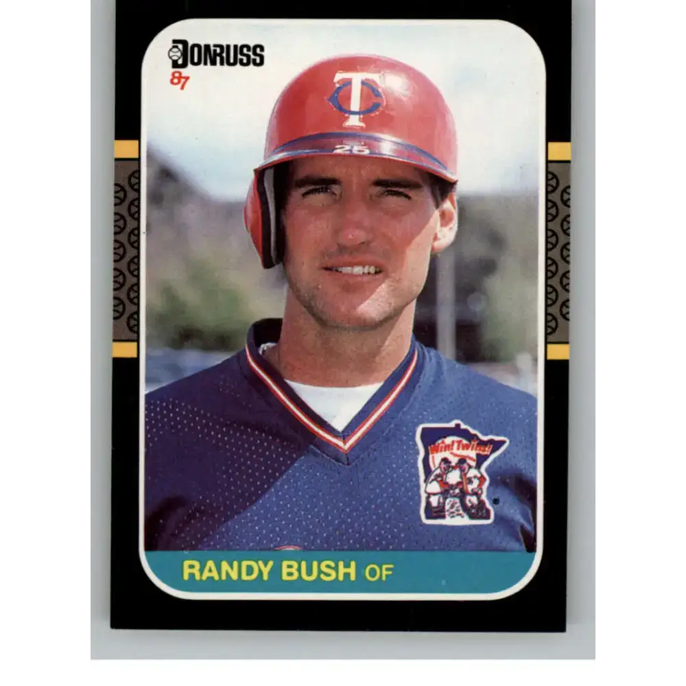 1987 Donruss #441 Randy Bush EX Minnesota Twins Baseball Card