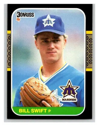 1987 Donruss Bill Swift baseball card with original gloss, part of Mariners collection
