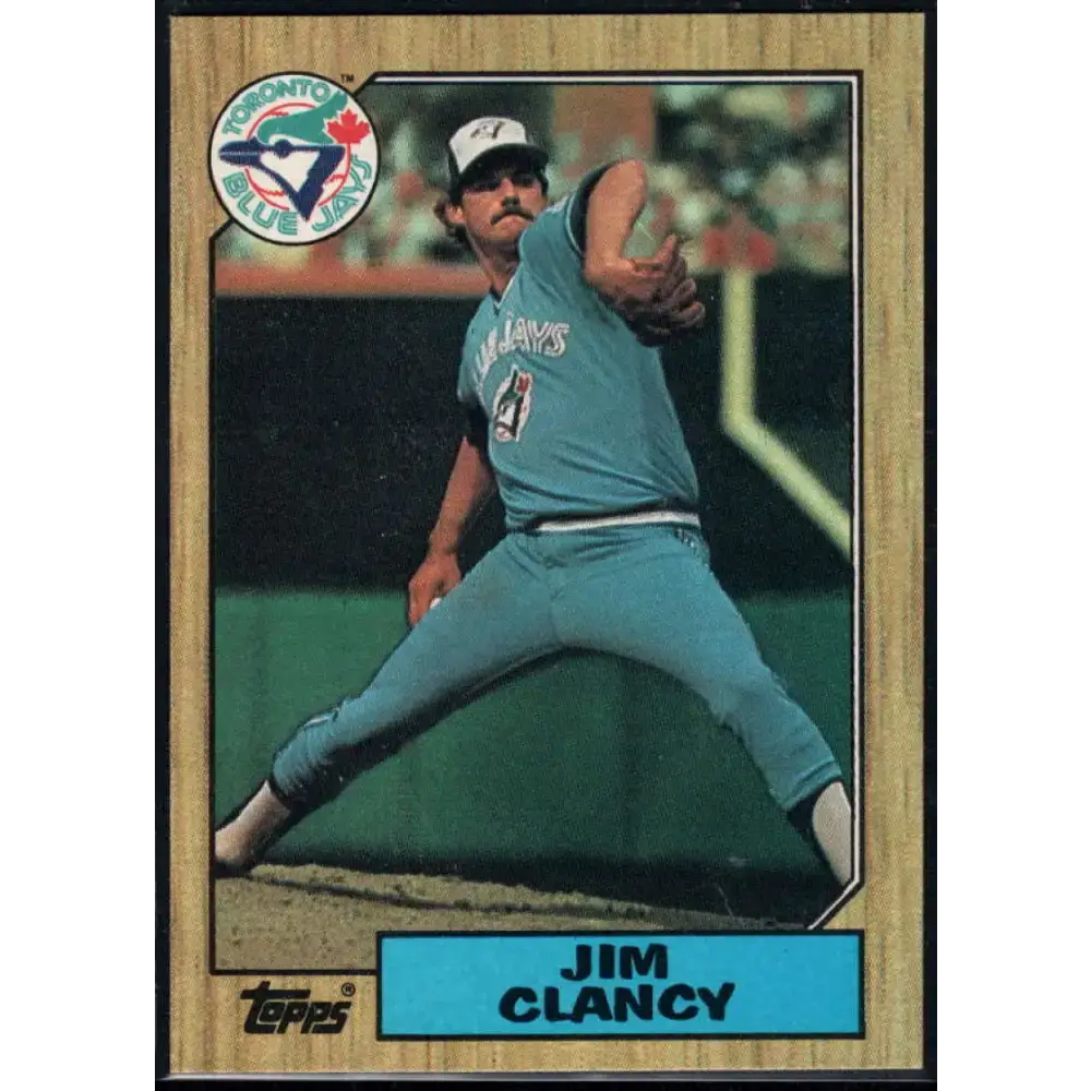 1987 Topps #122 Jim Clancy EX Excellent Toronto Blue Jays Baseball Card - Baseball Card Single