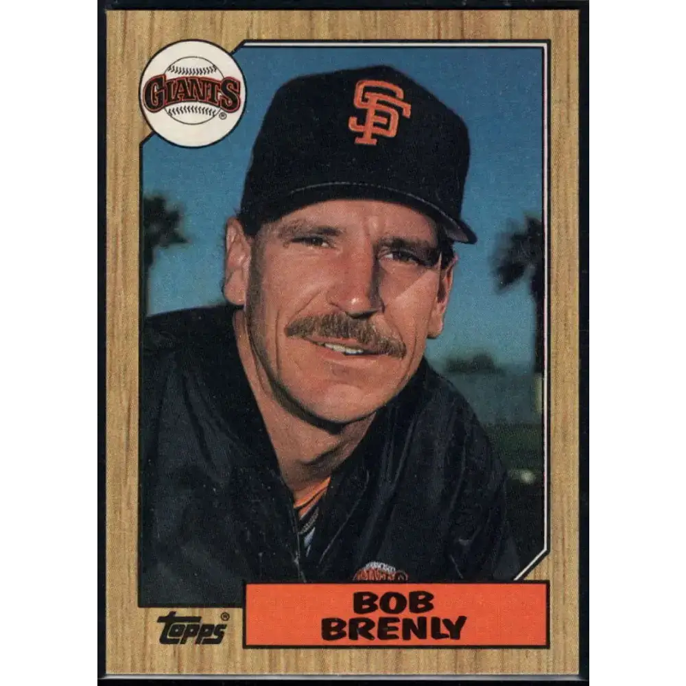 1987 Topps #125 Bob Brenly EX Excellent San Francisco Giants Baseball Card - Baseball Card Single
