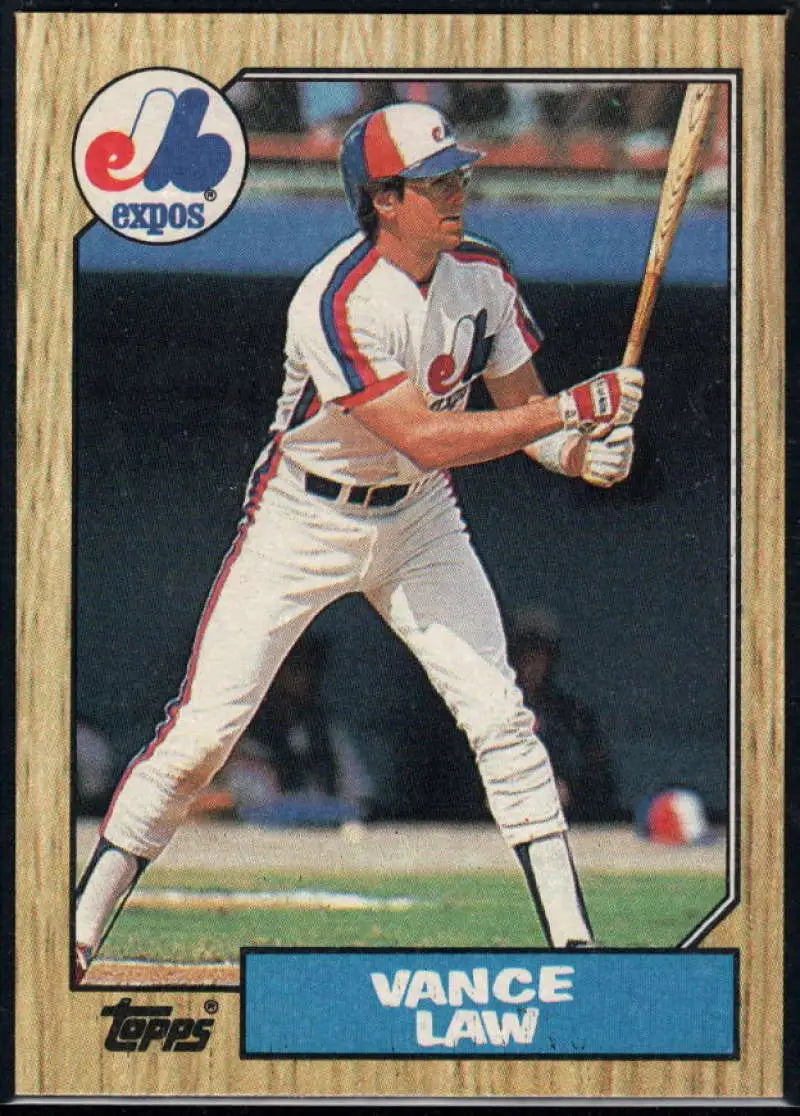 1987 Topps #127 Vance Law EX Excellent Montreal Expos Baseball Card - Baseball Card Single