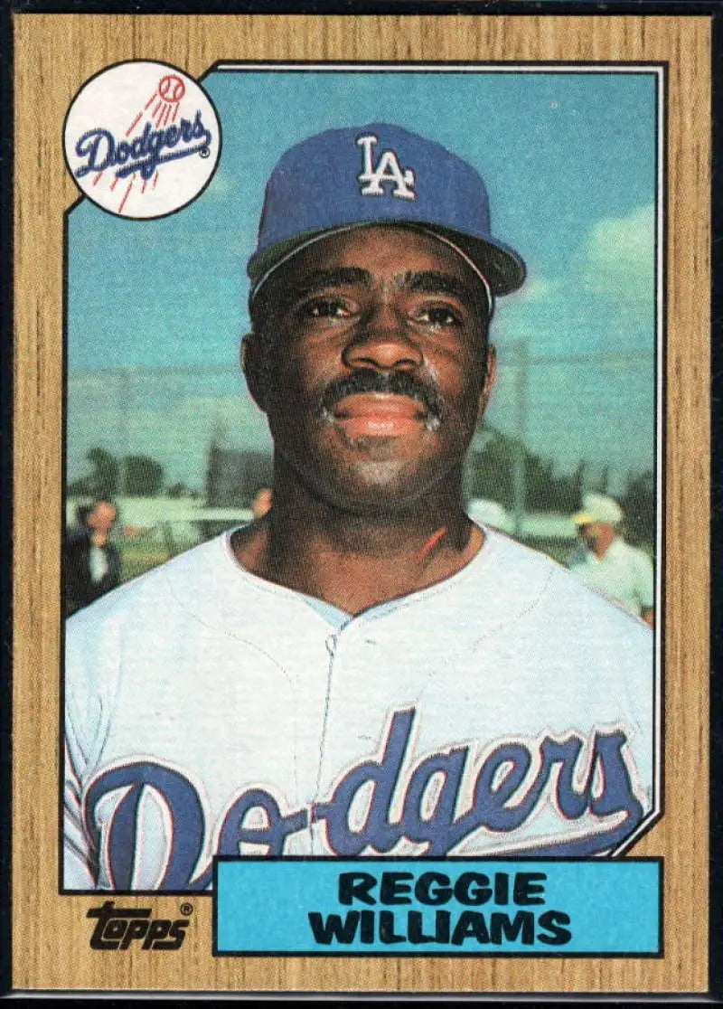 1987 Topps #232 Reggie Williams EX Excellent Los Angeles Dodgers Baseball Card - Baseball Card Single