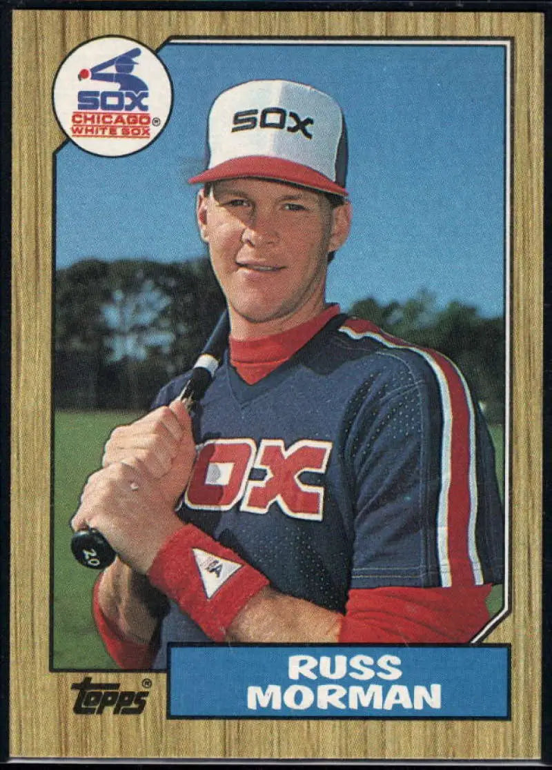 1987 Topps #233 Russ Morman EX Excellent RC Rookie Chicago White Sox Baseball Card - Baseball Card Single