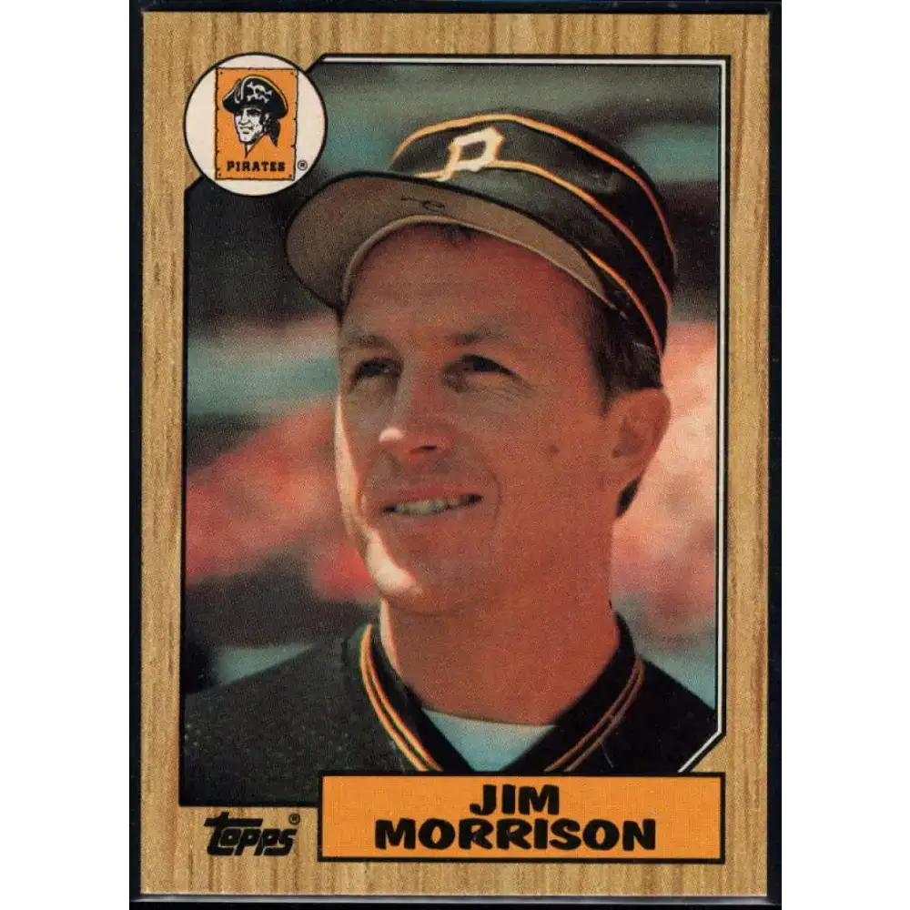 1987 Topps #237 Jim Morrison EX Excellent Pittsburgh Pirates Baseball Card - Baseball Card Single