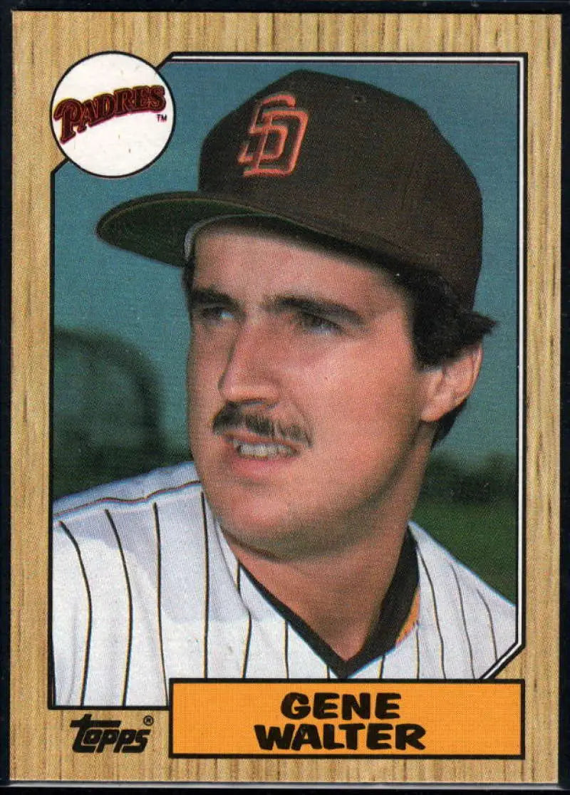 1987 Topps #248 Gene Walter EX Excellent San Diego Padres Baseball Card - Baseball Card Single