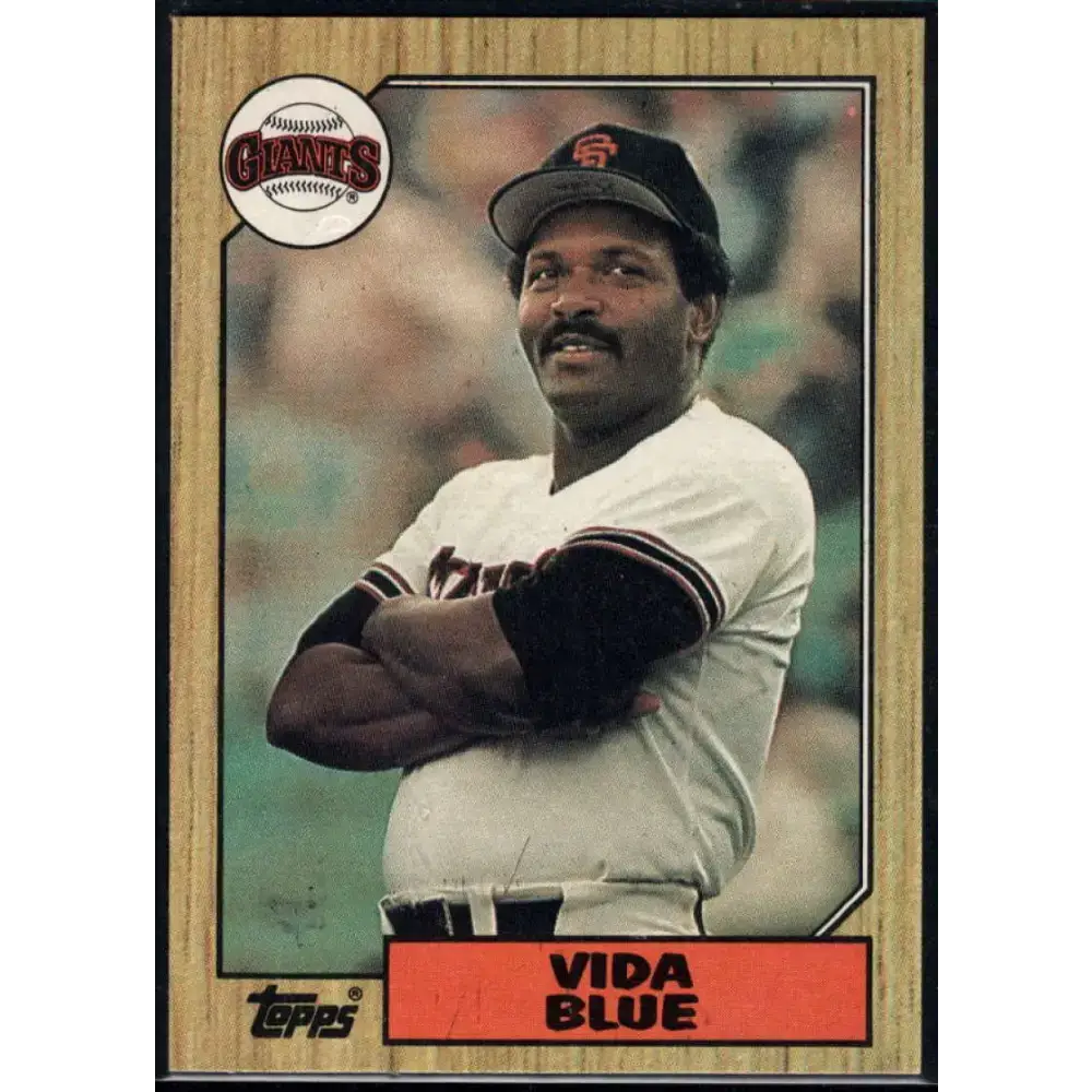 1987 Topps #260 Vida Blue EX Excellent San Francisco Giants Baseball Card - Baseball Card Single