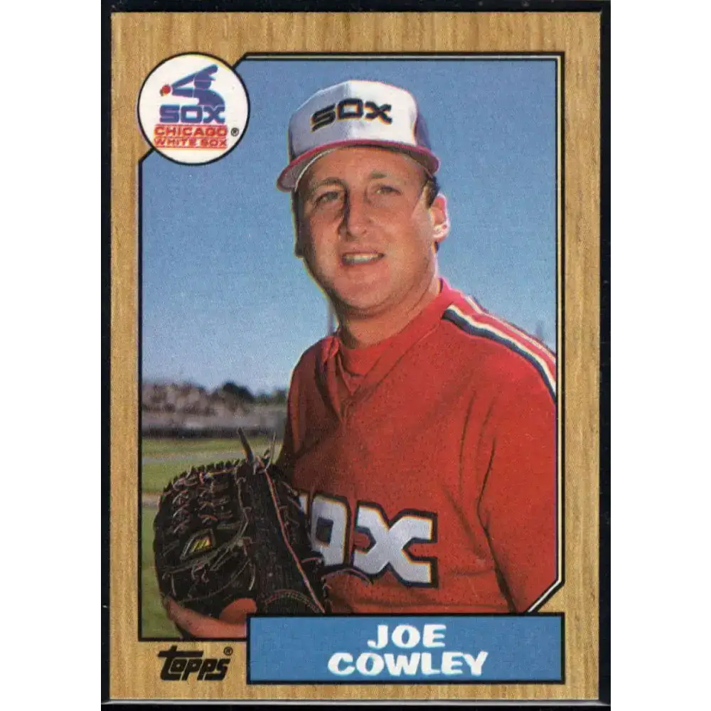 1987 Topps #27 Joe Cowley EX Excellent Chicago White Sox Baseball Card - Baseball Card Single