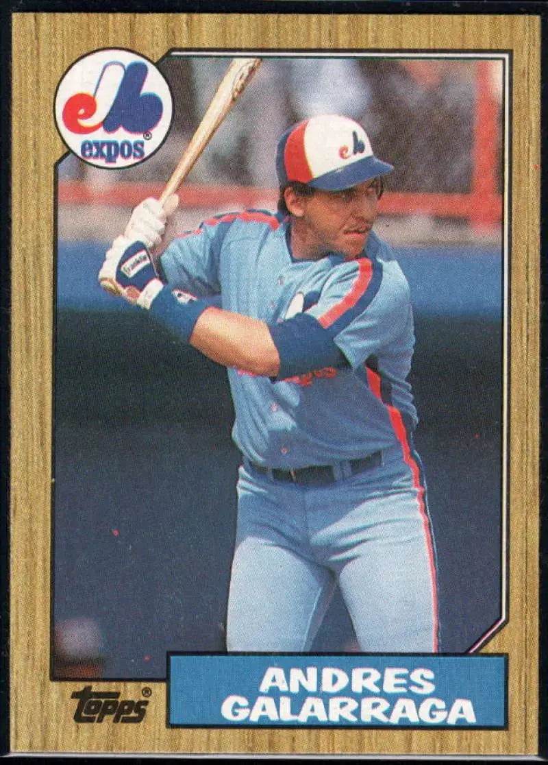1987 Topps #272 Andres Galarraga EX Excellent Montreal Expos Baseball Card - Baseball Card Single