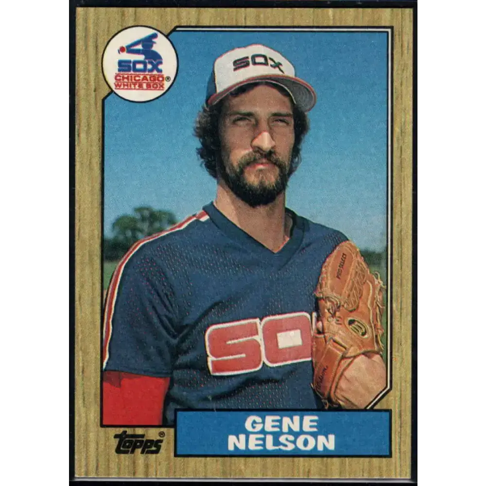 1987 Topps #273 Gene Nelson EX Excellent Chicago White Sox Baseball Card - Baseball Card Single