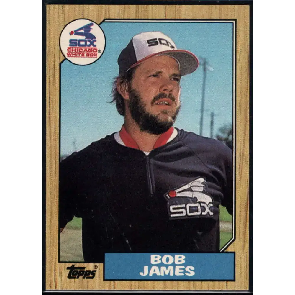 1987 Topps #342 Bob James EX Excellent Chicago White Sox Baseball Card - Baseball Card Single