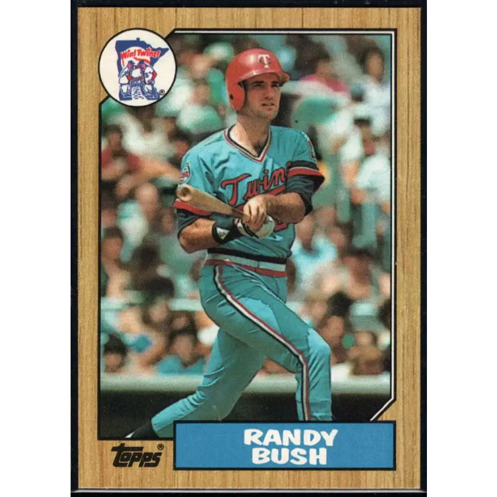 1987 Topps #364 Randy Bush EX Excellent Minnesota Twins Baseball Card - Baseball Card Single