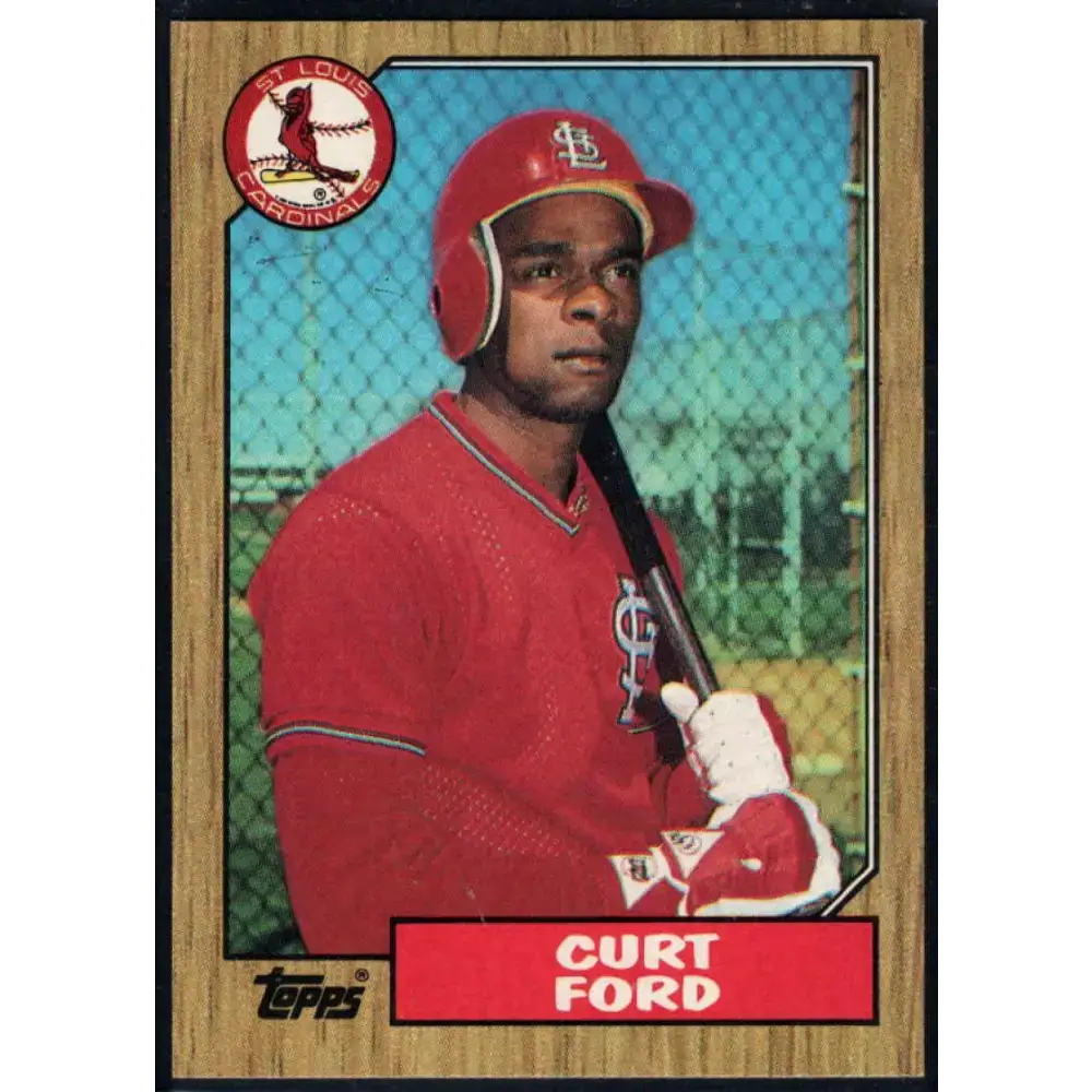 1987 Topps #399 Curt Ford EX Excellent St. Louis Cardinals Baseball Card - Baseball Card Single